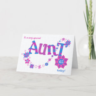 Carte des Coeurs et Fleurs d'anniversaire de la ta