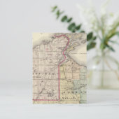 Carte des comtés d'Ashland et de Bayfield (Debout devant)