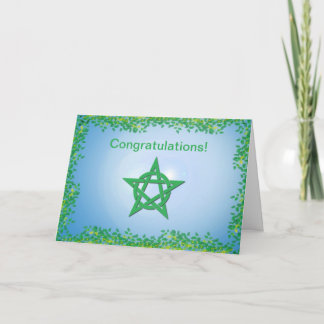 Carte des congratulations