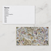 Carte des constellations chrétiennes comme (Devant / Derrière)