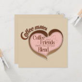 Carte des cotés café (Devant/Arrière en situation)