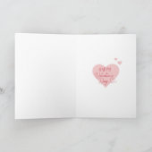 Carte Des couples de pingouins ensemble pour la Saint-Va (Intérieur)