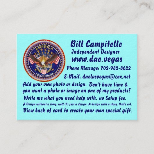 carte des dae B (Devant)