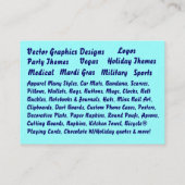 carte des dae B (Dos)