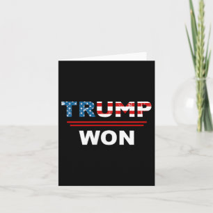 Carte (des deux côtés) Trump drôle remporte Trump 45_47t