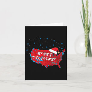 Carte des élections Trump Joyeux Noël Père Noël Dr