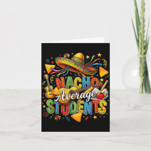 Carte Des élèves pas comme les autres nacho taco mignon