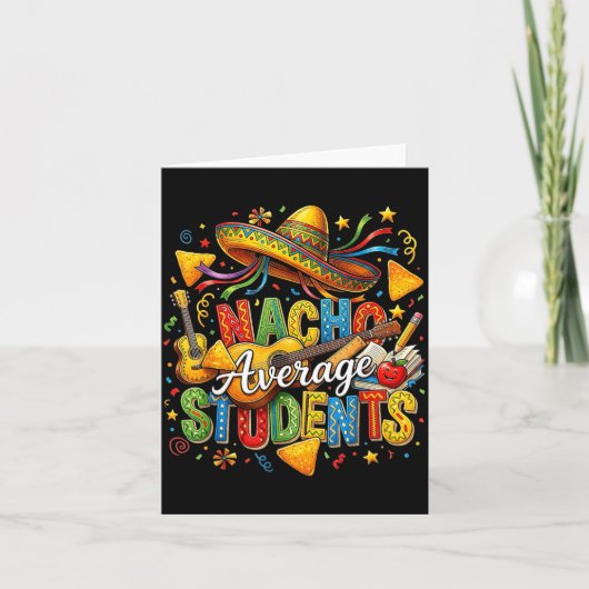 Carte Des élèves pas comme les autres nacho taco mignon  (Devant)