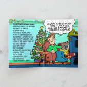 Carte des émissions de télévision de Noël préférée (Intérieur)