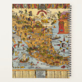 Carte des États-Unis du Mexique (Dos)