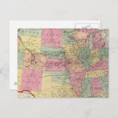 Carte des États-Unis et des territoires (Devant / Derrière)