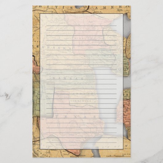 Carte des États-Unis et du Canada (Devant)