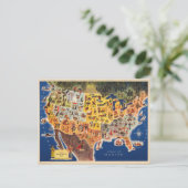 Carte des États-Unis - Vacances et Jouer (Debout devant)