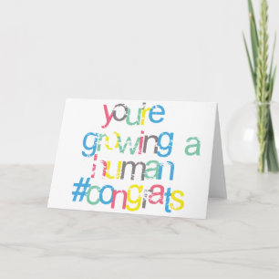 Carte Des félicitations lumineuses vous êtes enceintes