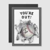 carte des félicitations pour les diplômes de baseb (Devant / Derrière)