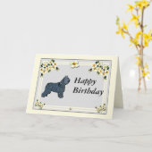 Carte DES Flandres - anniversaire de Bouvier (Fleur jaune)