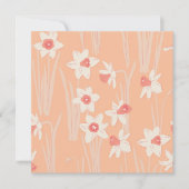 Carte Des fleurs de printemps, des narcisses. (Devant)