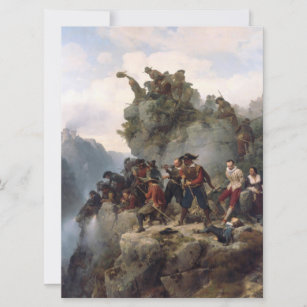 Carte Des fusiliers défendant un col de montagne (Karl L