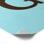 Carte des Galapagos poster vacances (Coin)