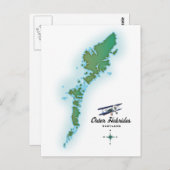 Carte des Hébrides Ecosse (Devant / Derrière)
