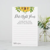 Carte des idées de la Nuit du tournesol (Debout devant)