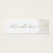 Carte des idées nocturnes pour bébé romantique (Devant)