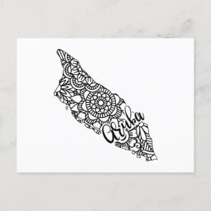 Carte des îles Aruba