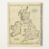 Carte des îles britanniques (Dos)