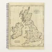 Carte des îles britanniques (Devant)