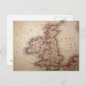 Carte des îles britanniques (Devant / Derrière)