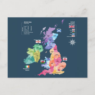 Carte des îles britanniques
