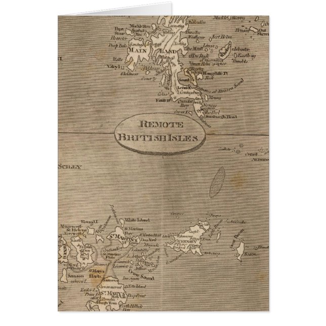 Carte des îles britanniques éloignées par Arrowsmi (Devant)