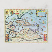 Carte des îles des Caraïbes (Devant)