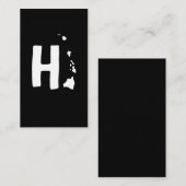 Carte des îles Hawaii Hawaii Maui Oahu Island (Devant / Derrière)