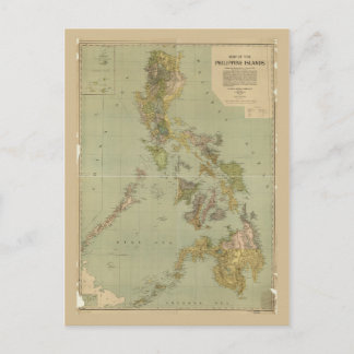 Carte des îles philippines (1908)