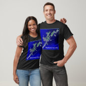 Carte des îles Shetland Mens Dark Basic T-shirt (Unisexe)