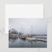 Carte des îles Svolvaer Lofoten (Devant / Derrière)