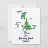 Carte des îles Whitsunday Australie (Dos)