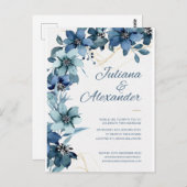 Carte des invitations de mariage (Devant / Derrière)