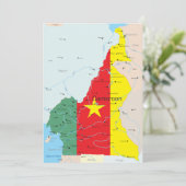 Carte Des Invitations Du Cameroun (Debout devant)