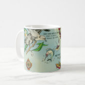 Carte des Keys de Floride du Sud Mug (Devant gauche)