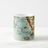 Carte des Keys de Floride du Sud Mug (Centre)