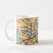 Carte des lacs du Minnesota Mug (Gauche)