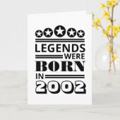 Carte Des légendes sont nées (Fleur jaune)