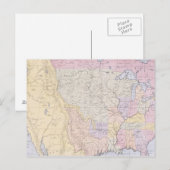 Carte des localités des tribus indiennes (Devant / Derrière)