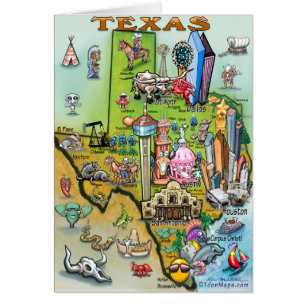 Carte des loisirs du Texas
