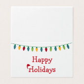 Carte des lumières de Noël #HolidayZ (Outside Unfolded)