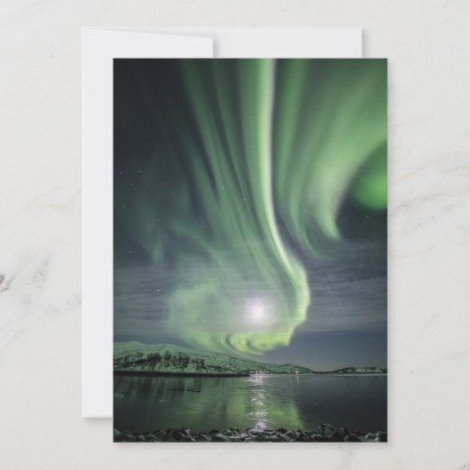 Carte des lumières du Nord de la Norvège (Devant)