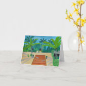 Carte des Maldives (Fleur jaune)