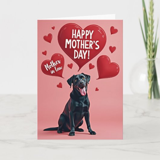 Carte des mamans au retriever adoré (Devant)